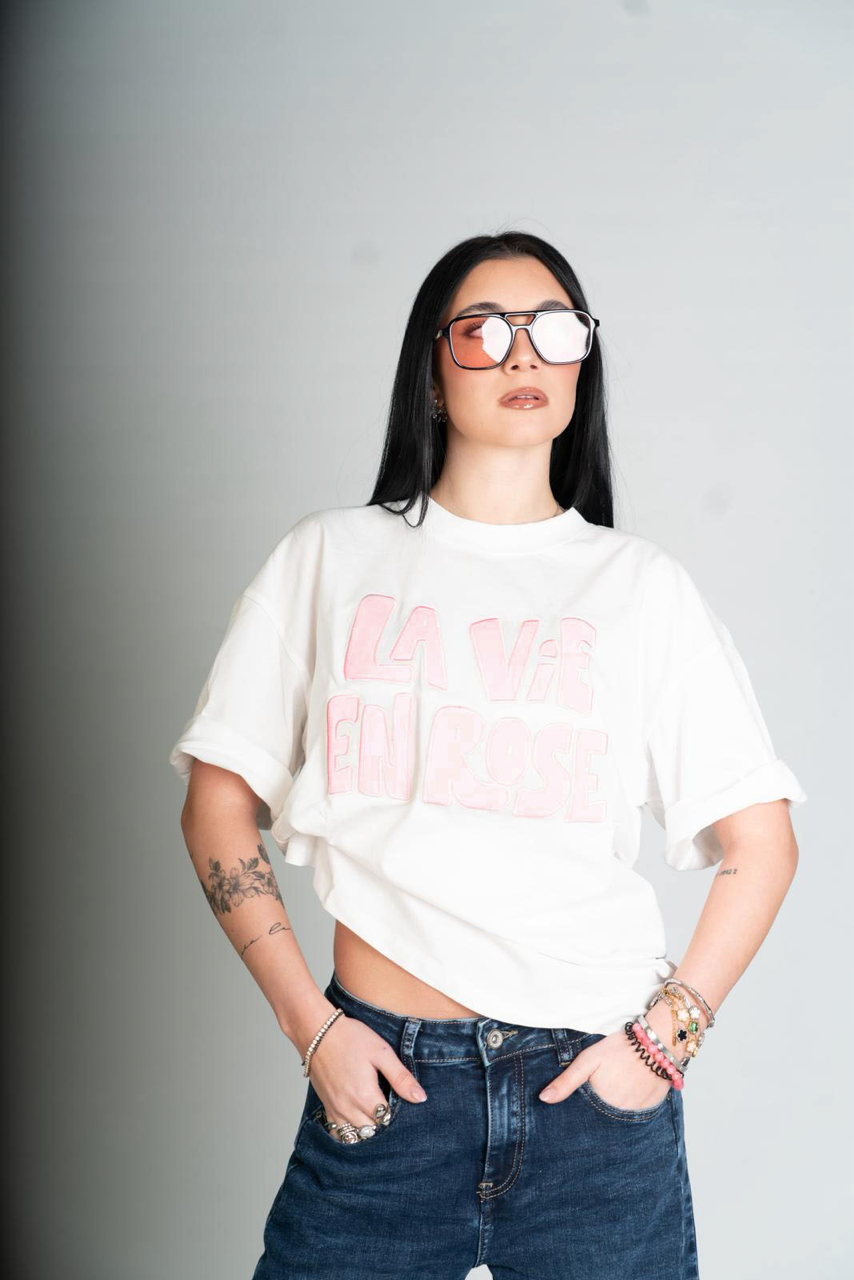 T-SHIRT "LA VIE EN ROSE"