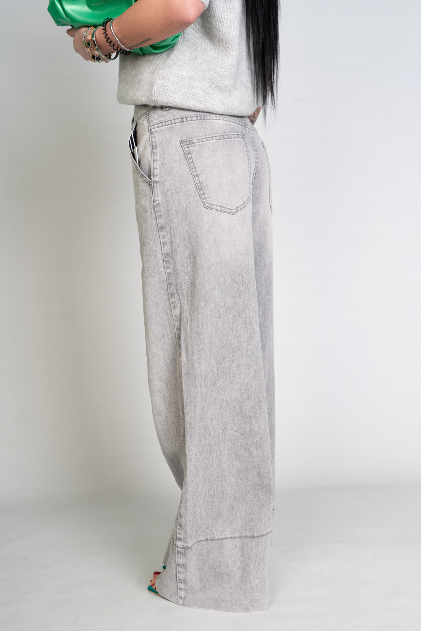 JEANS GREY WASH