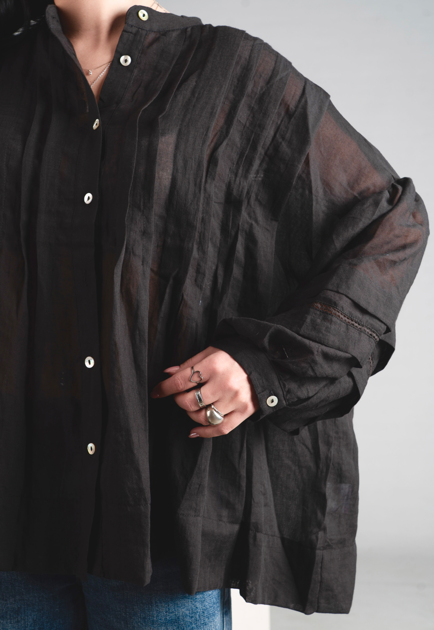 CAMICIA CLEAN BLACK